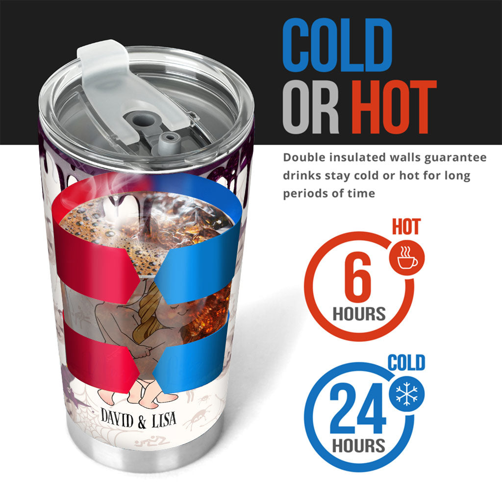 I Wanna Do Bad Things With You - Personalized Couple Tumbler