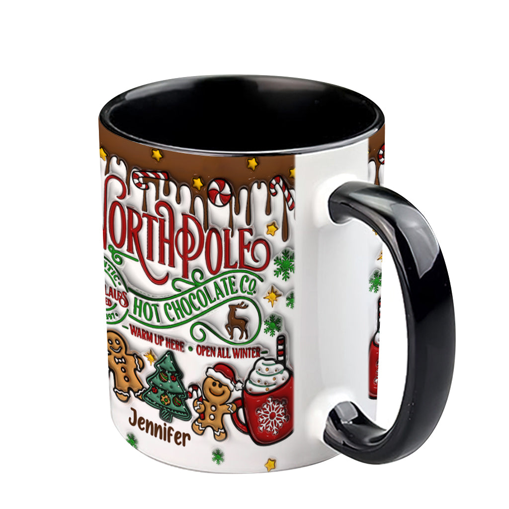 Heiße Schokolade vom Nordpol - Personalisierter Weihnachtsbecher