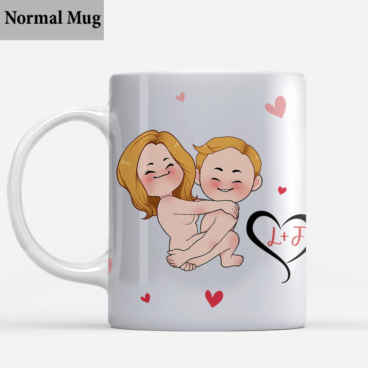 I Like His Beard I Like Her Butt - Personalized Couple Mug
