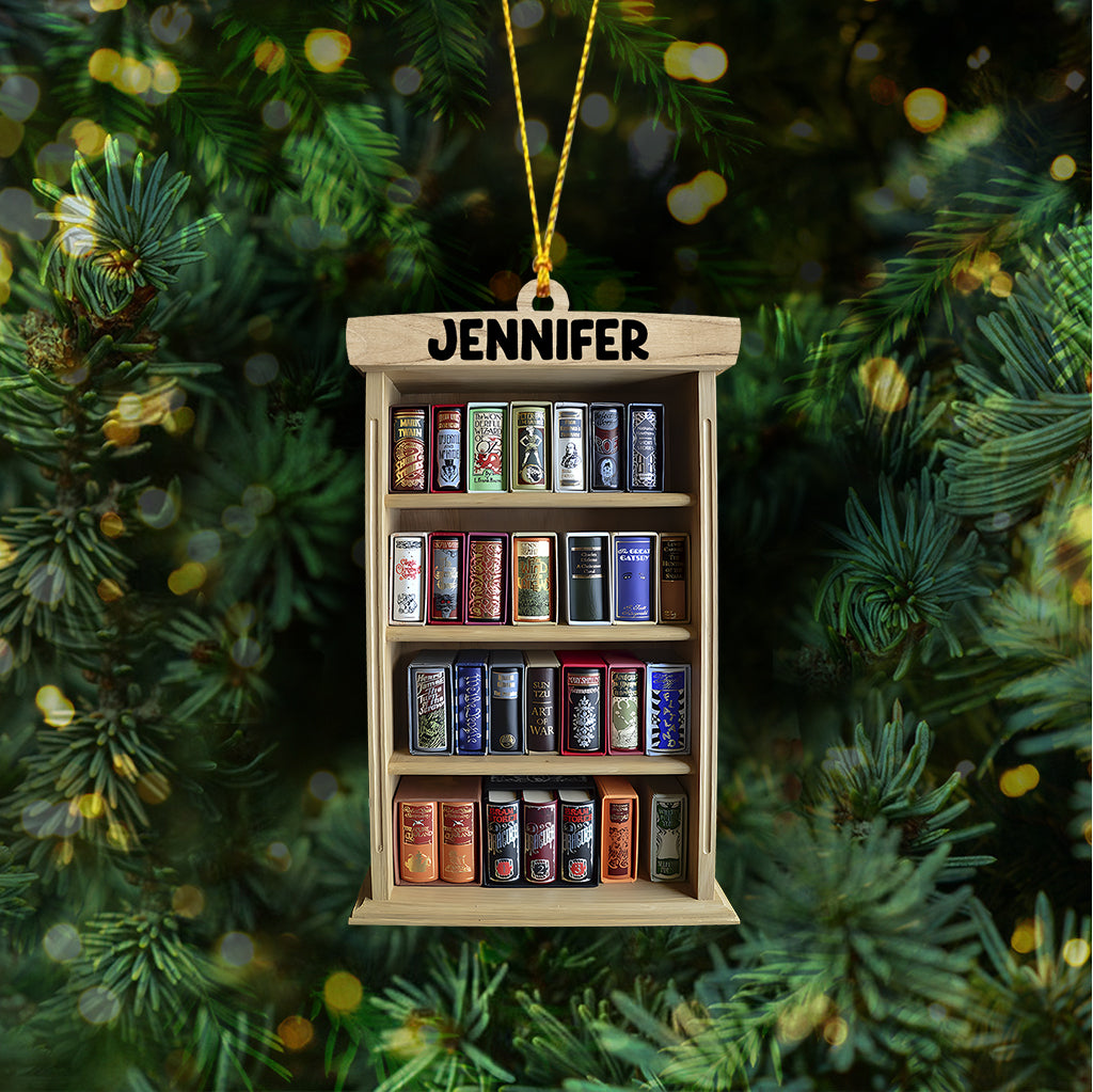 Love Books - Personalized Book Ornament