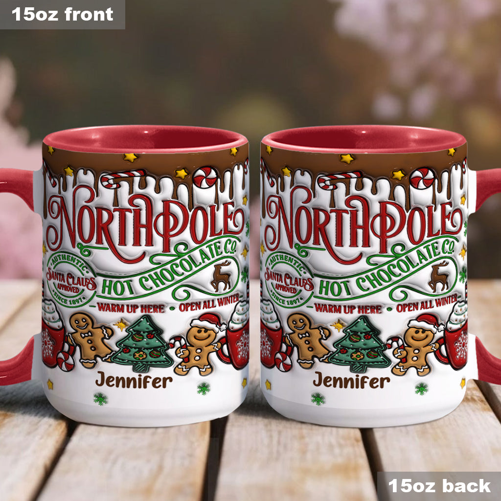 Heiße Schokolade vom Nordpol - Personalisierter Weihnachtsbecher