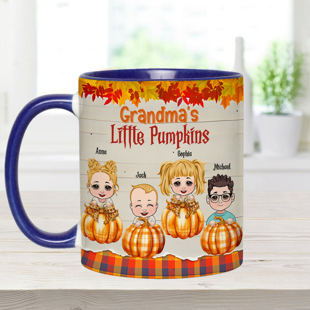 Les petites citrouilles de grand-mère - Mug personnalisé pour grand-mère