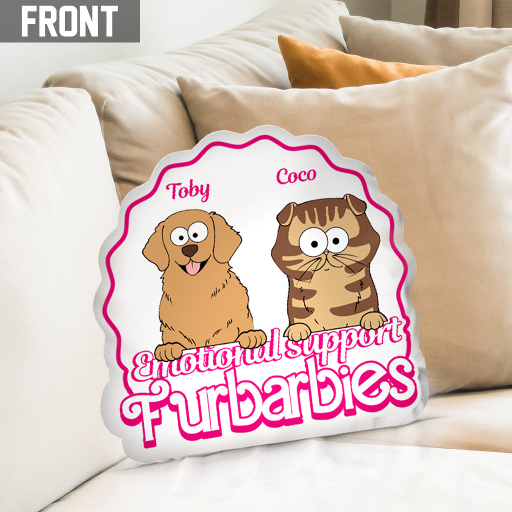 Soutien émotionnel - Cadeau pour les amoureux des chiens et des chats - Coussin personnalisé