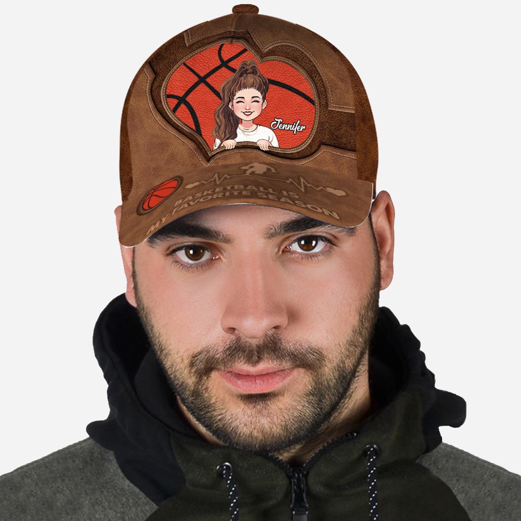 Le basket, c'est ma saison préférée ! - Casquette de basket classique personnalisée