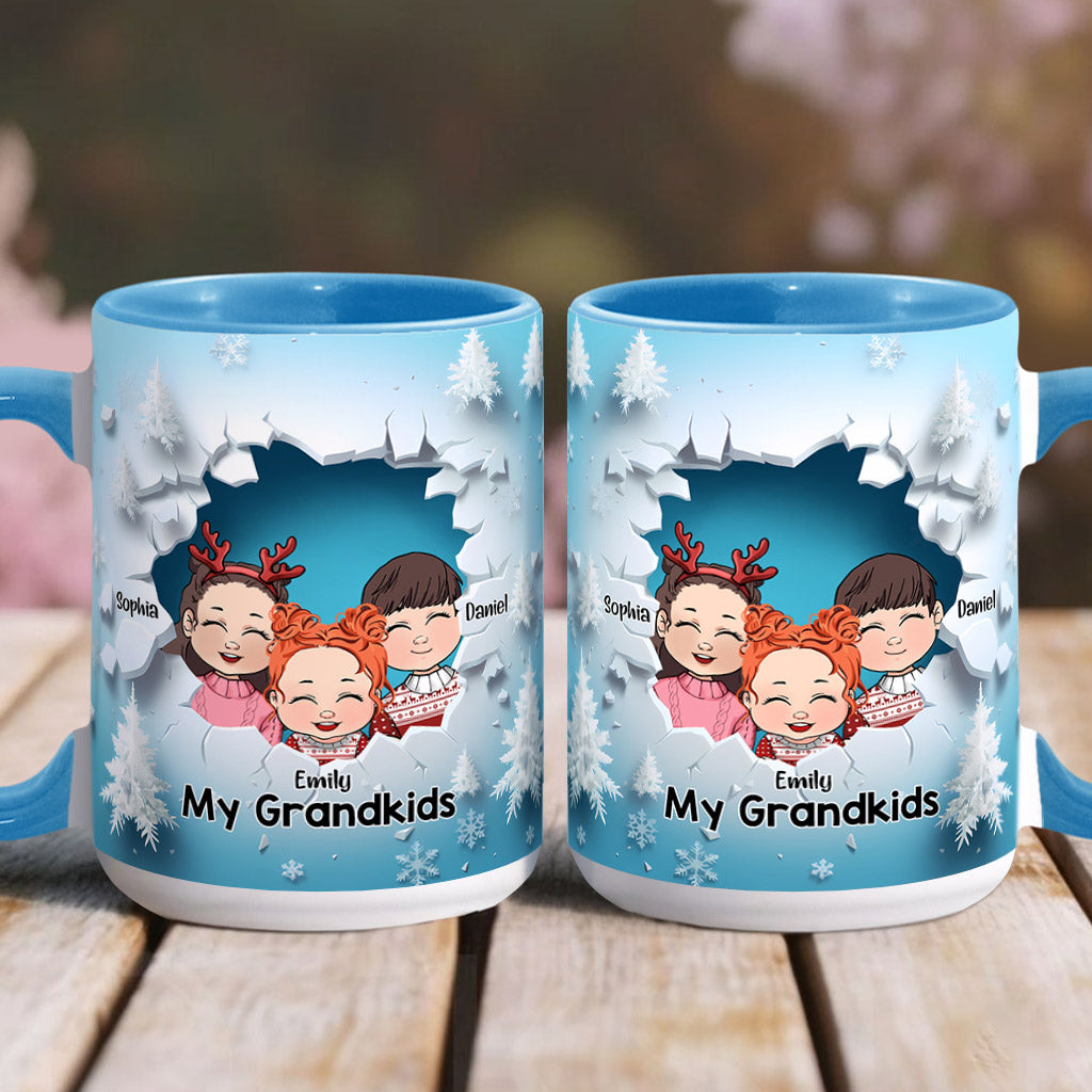 Meine Enkelkinder – Personalisierte Tasse mit Oma-Akzent