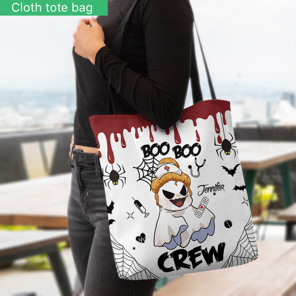 Boo Boo Crew - Personalized Nurse Tote Bag