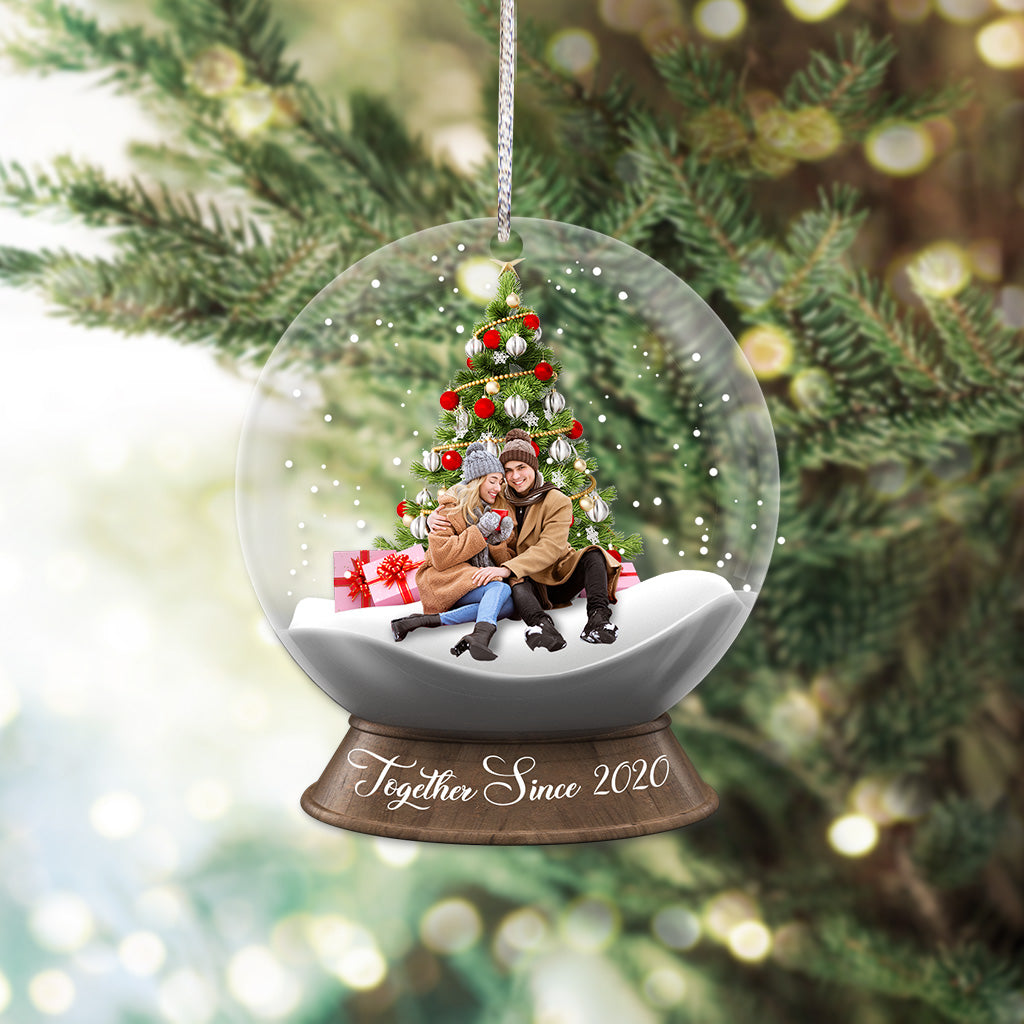 Together Since - Personalized Couple Transparent Ornament