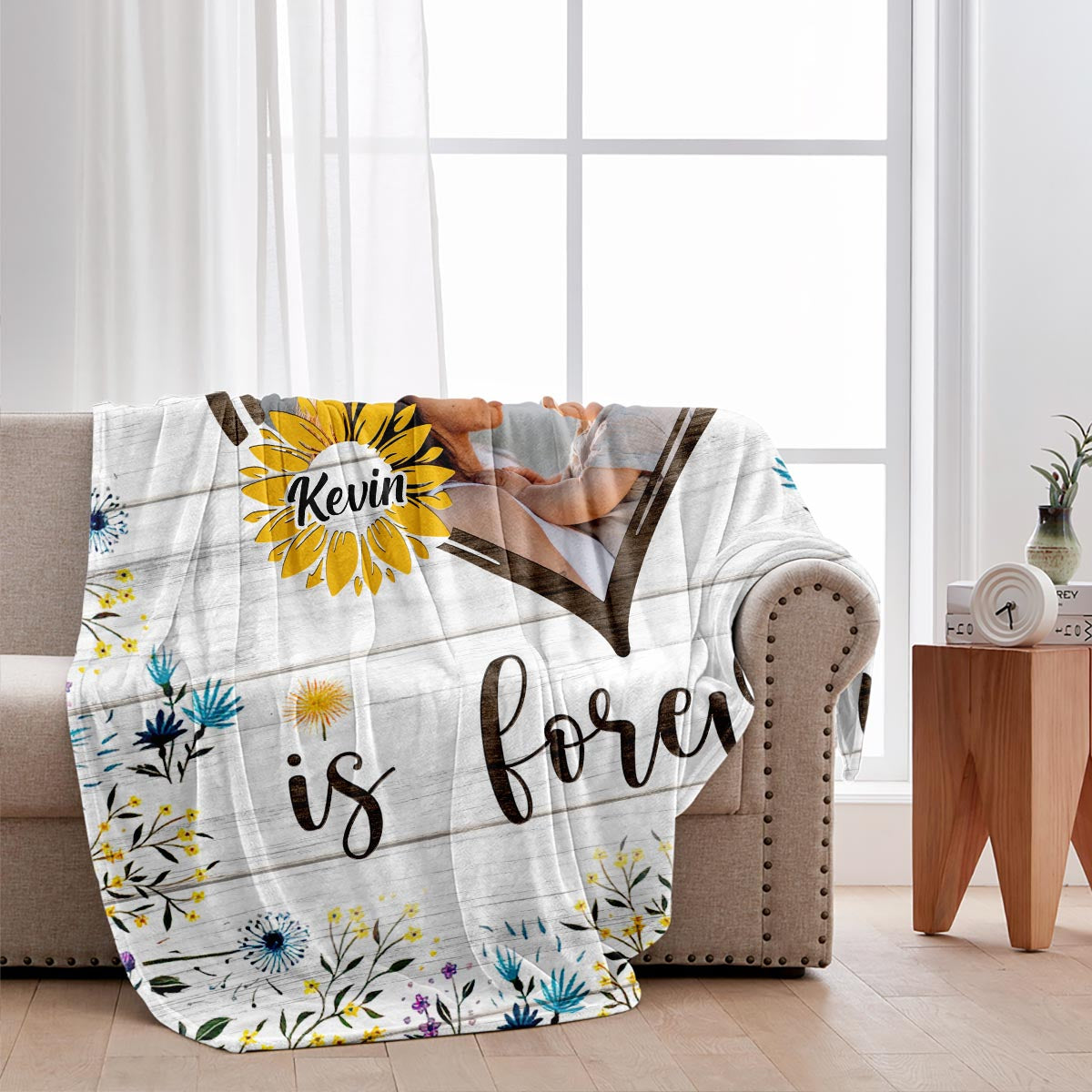 If We Had A Flower - Personalized Mother Blanket