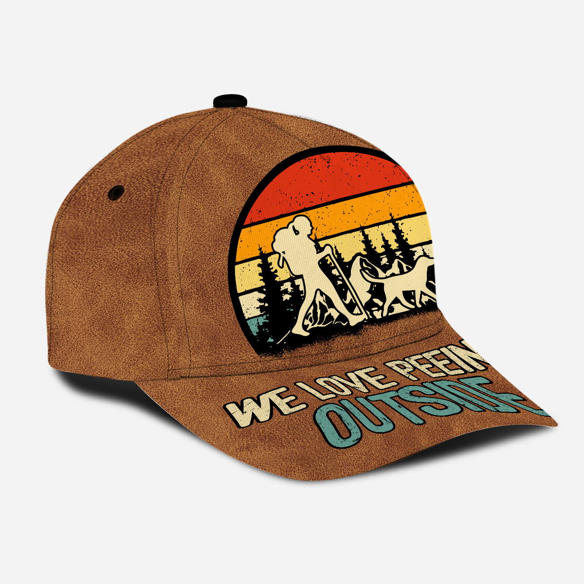 J'adore faire pipi dehors - Casquette de randonnée classique personnalisée