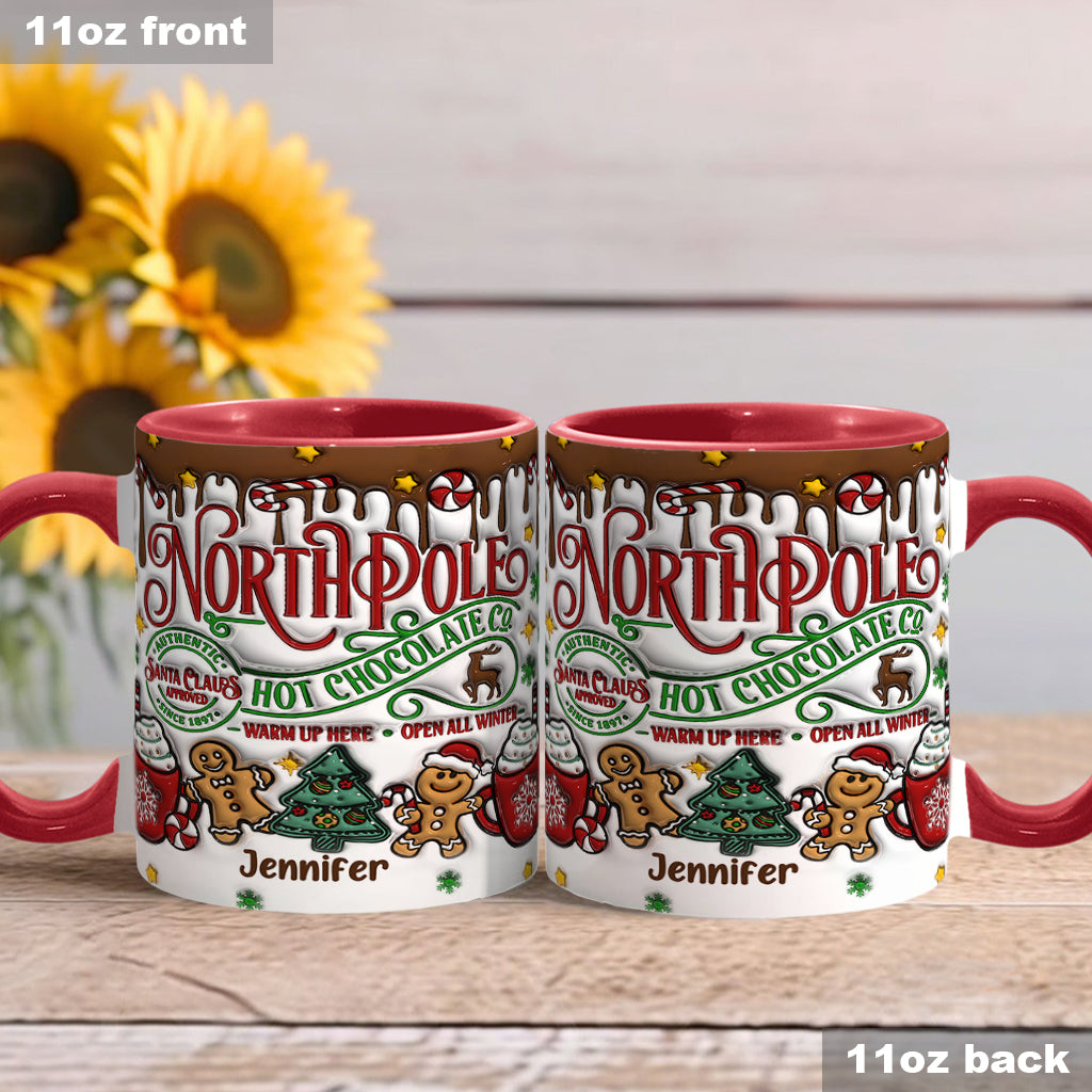 Heiße Schokolade vom Nordpol - Personalisierter Weihnachtsbecher