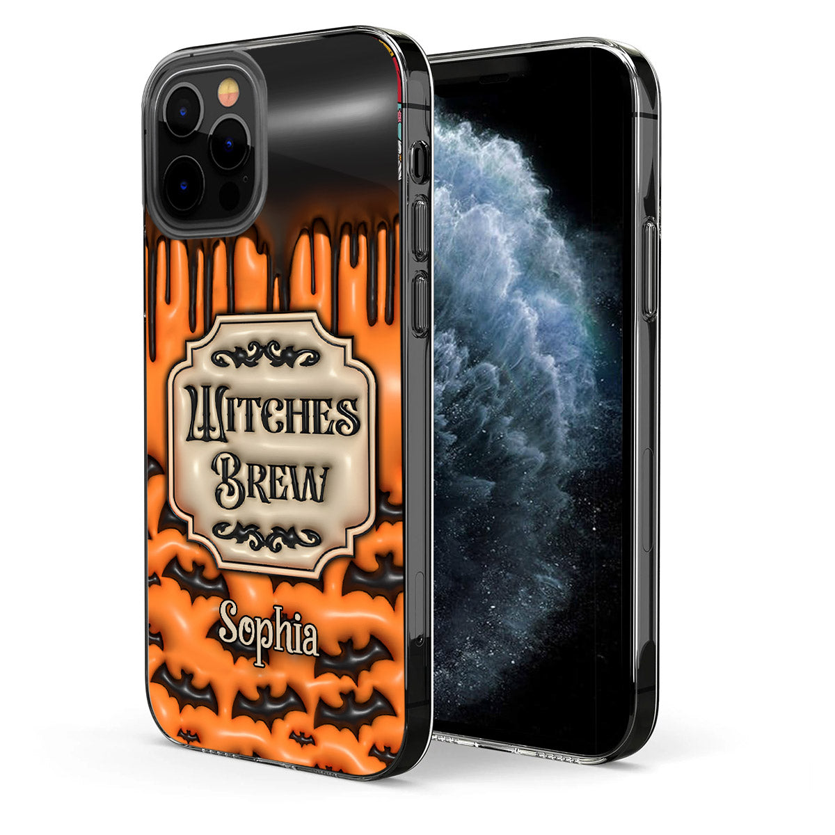 Witches Brew - Personalized Witch Clear Phone Case
