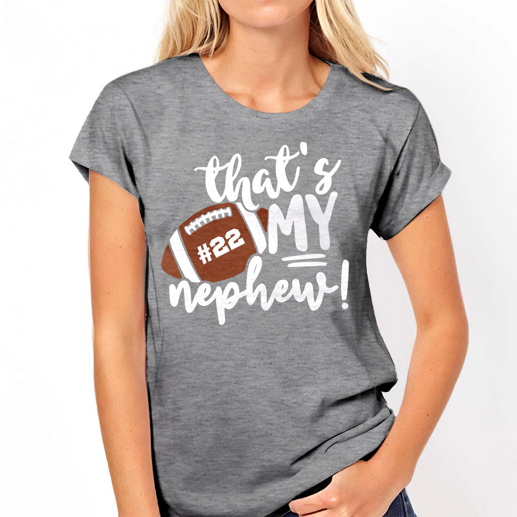 That's My Grandson - Personalized Football T-shirt & Hoodie