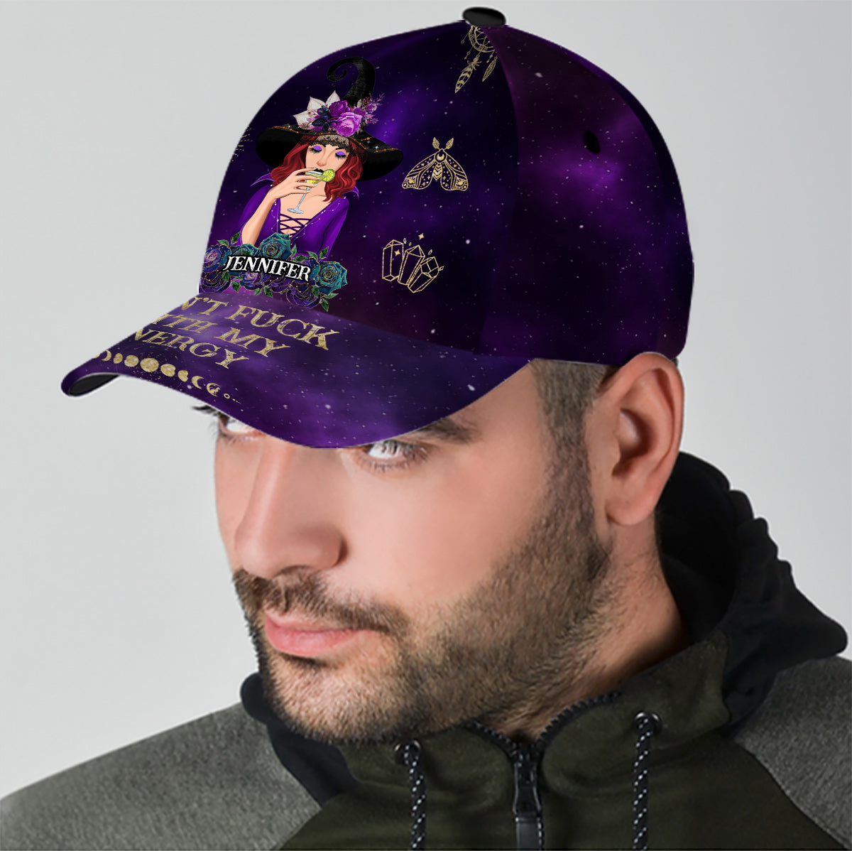 Don't F With My Energy - Personalized Witch Classic Cap