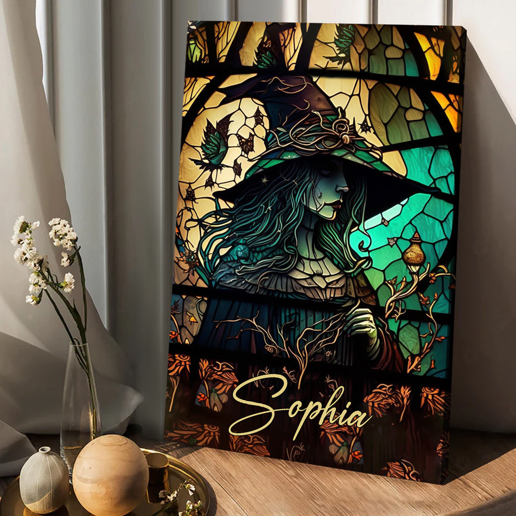 Mysterious Witch - Personalized Witch Canvas And Poster