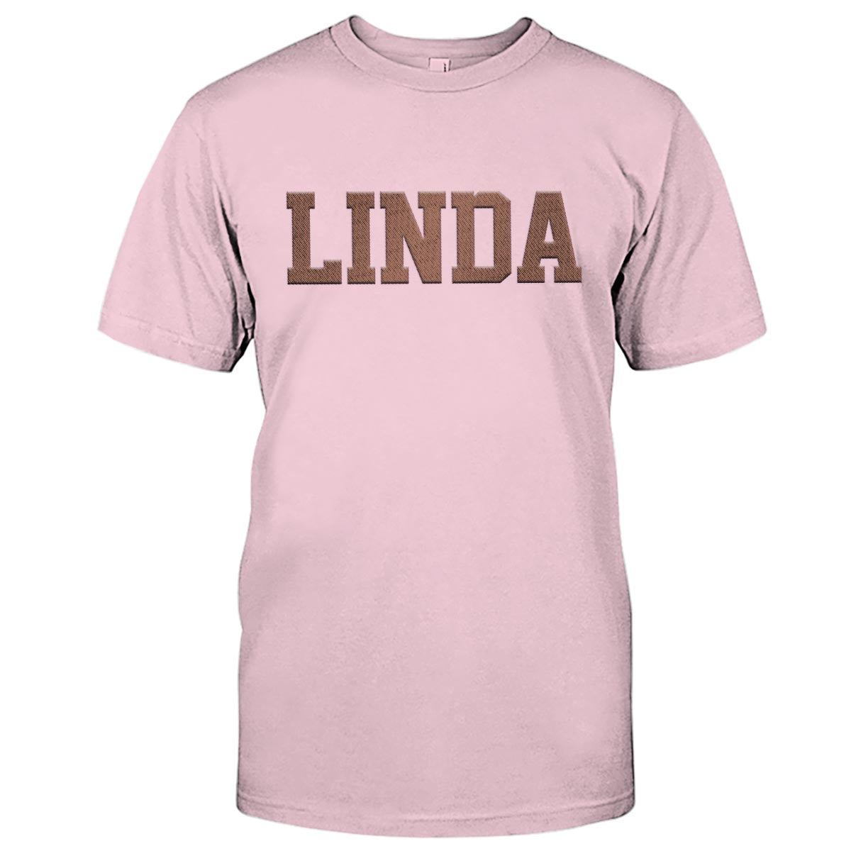 T-shirt brodé personnalisé avec nom - Bestie