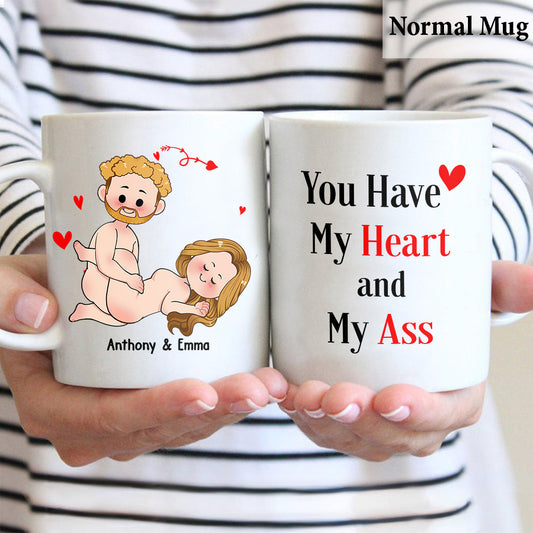 I Just Want You To Be Happy - Couple gift for husband, wife, boyfriend, girlfriend - Personalized Mug
