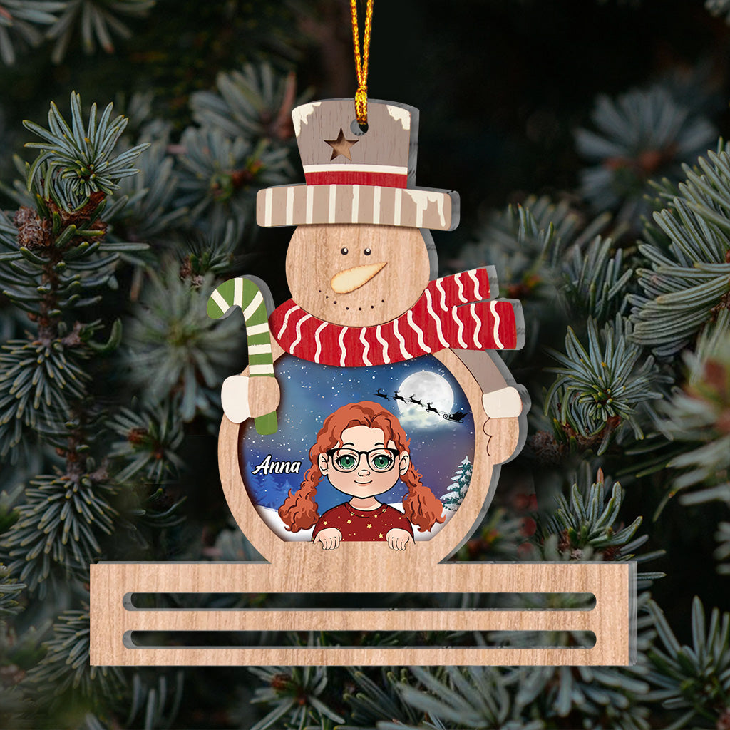 Holiday Present - Personalized Family Ornament