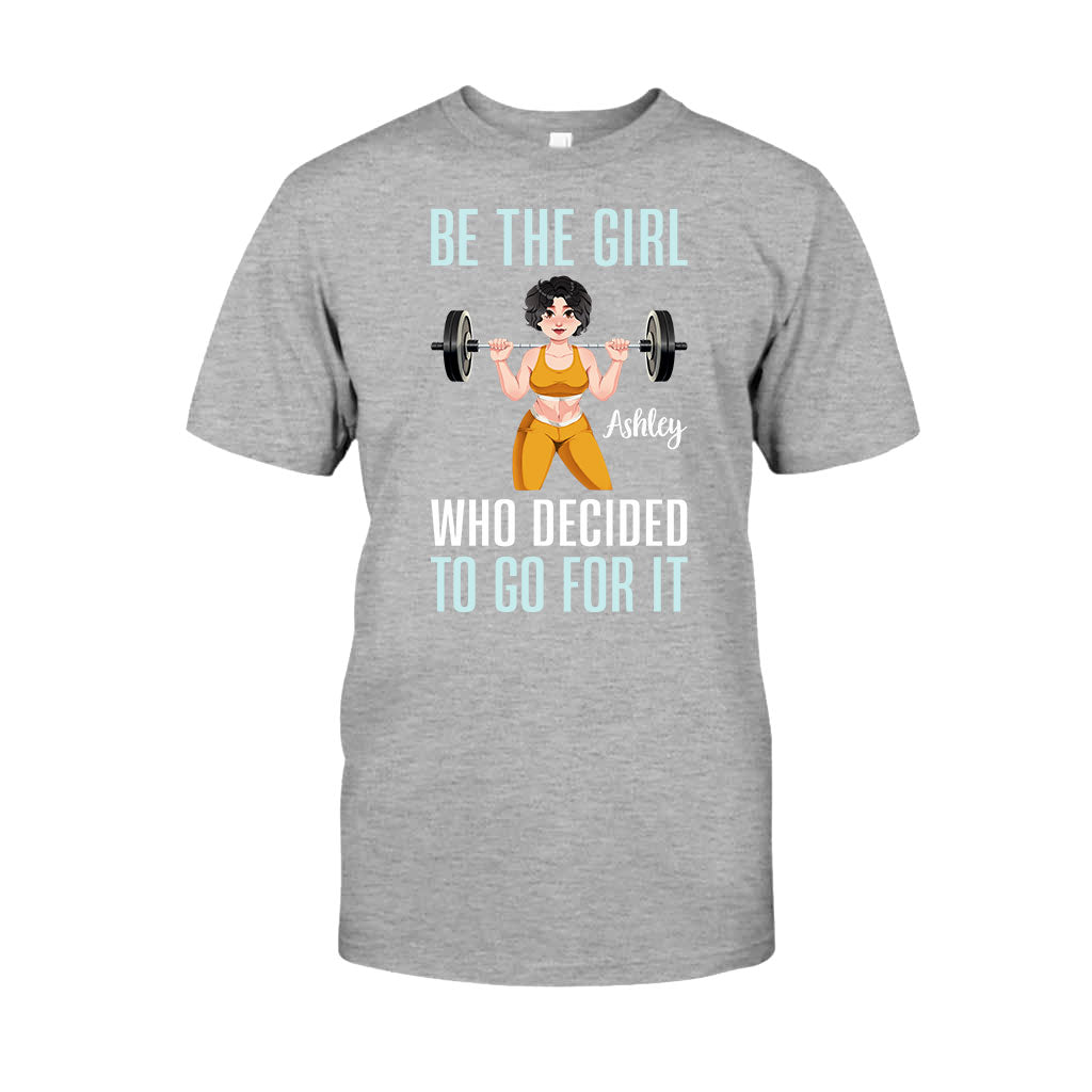 Sie hat sich dazu entschlossen, es zu wagen – personalisiertes Fitness-T-Shirt und Hoodie
