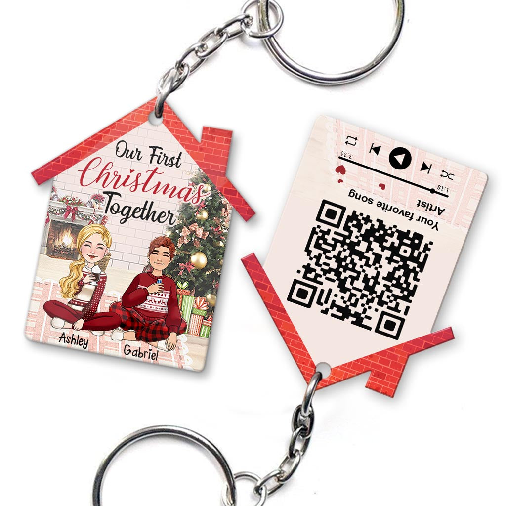 Together Forever - Personalized Couple Keychain