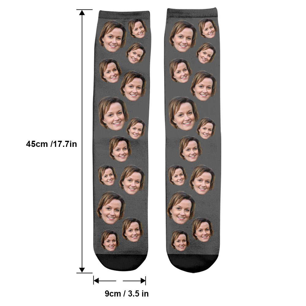 Individuell gestaltete Socken für Stiefmütter