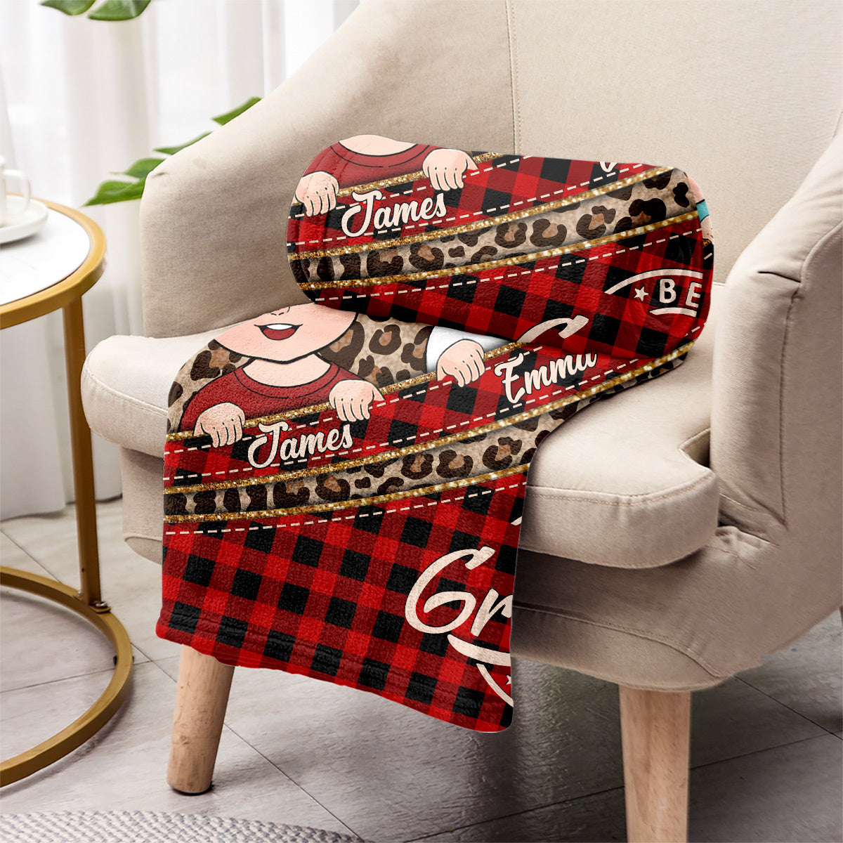 Best Grandma Ever - Personalized Grandma Blanket