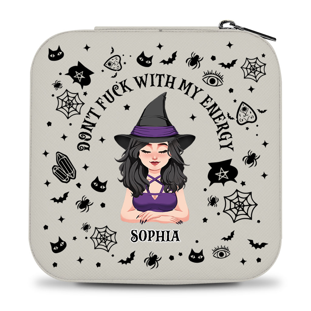 Don't F With My Energy - Personalized Witch Jewelry Box