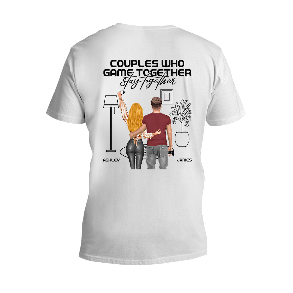 Couples Who Game Together Stay Together - Personalized Video Game T-shirt and Hoodie