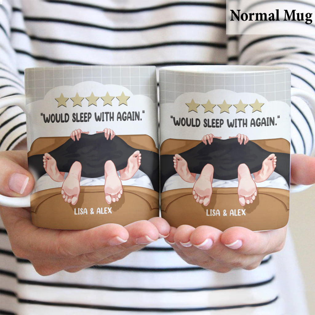 Would Sleep With Again - Personalized Couple Mug