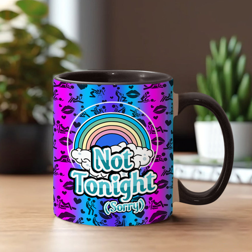 Heute Abend Who Hoo - Personalisierte Tasse für Paare