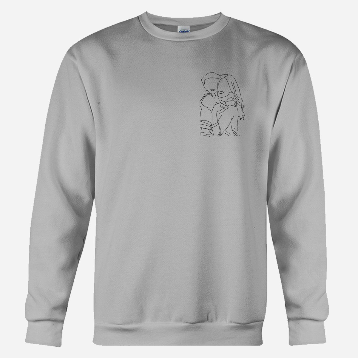 Pull brodé personnalisé pour enfant - Motifs au trait personnalisés