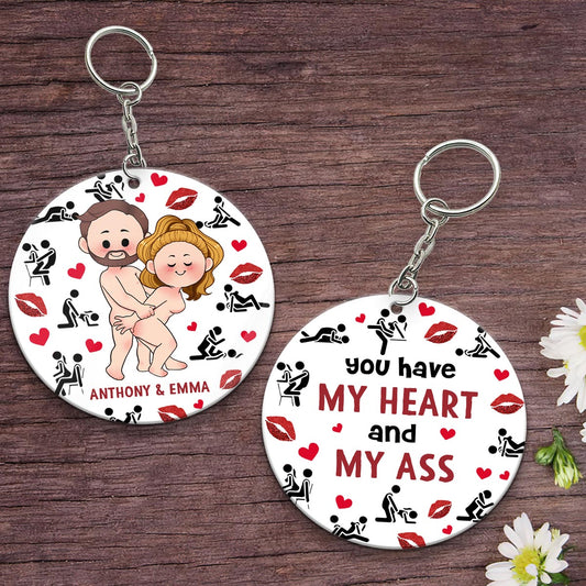 I Promise - Personalized Couple Keychain