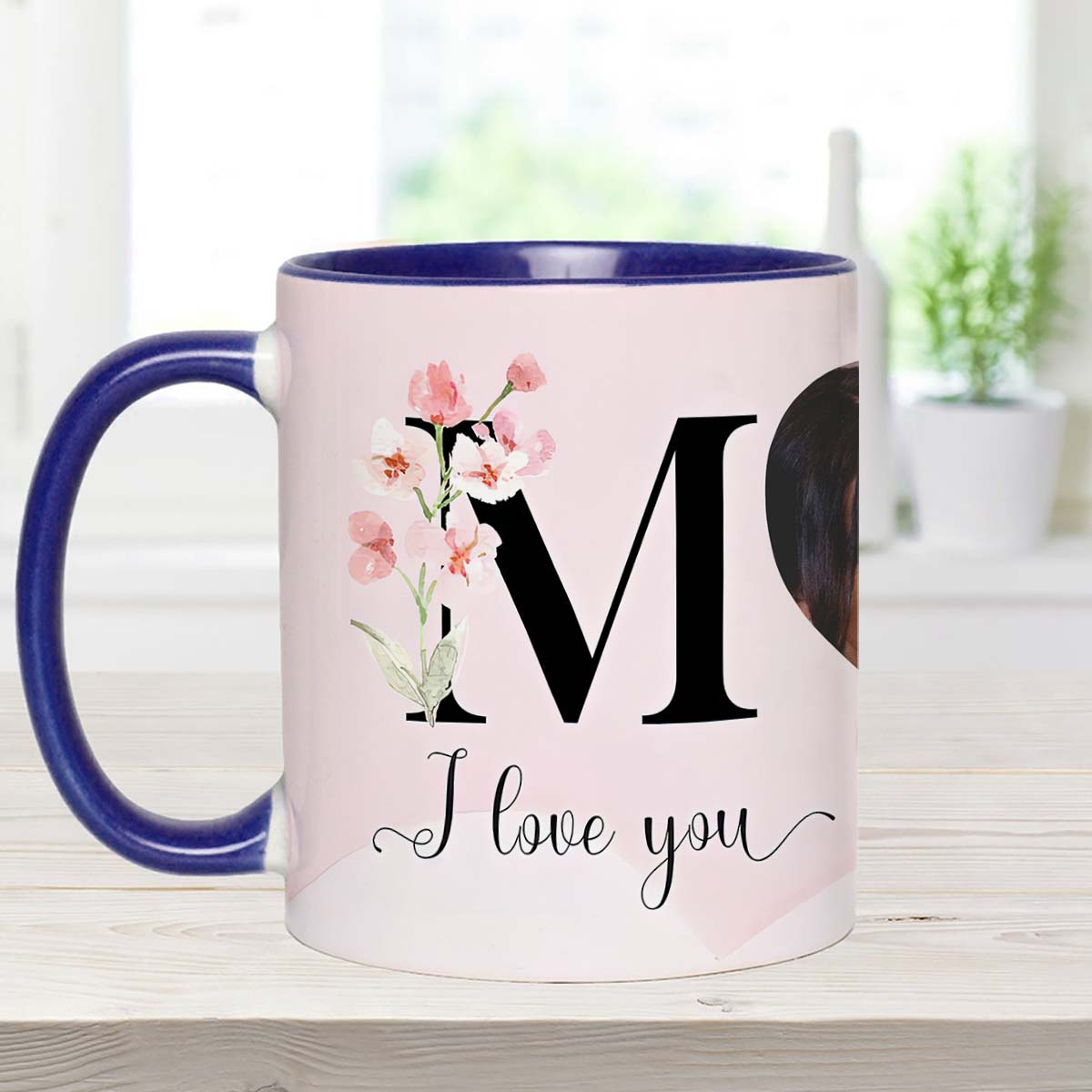 I Love You Mom - Personalized Mother Accent Mug