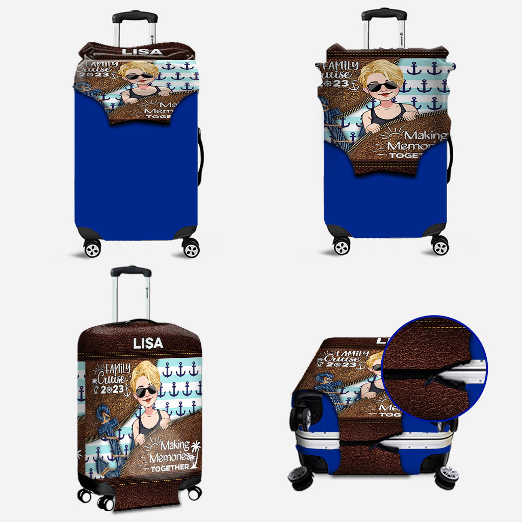 Croisière familiale 2023 - Housse de bagage personnalisée