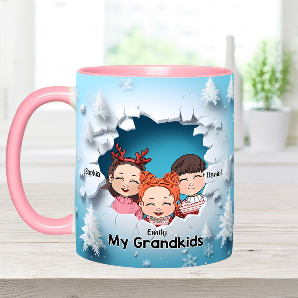 Meine Enkelkinder – Personalisierte Tasse mit Oma-Akzent