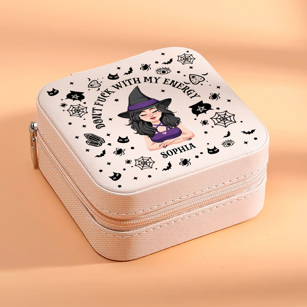 Don't F With My Energy - Personalized Witch Jewelry Box