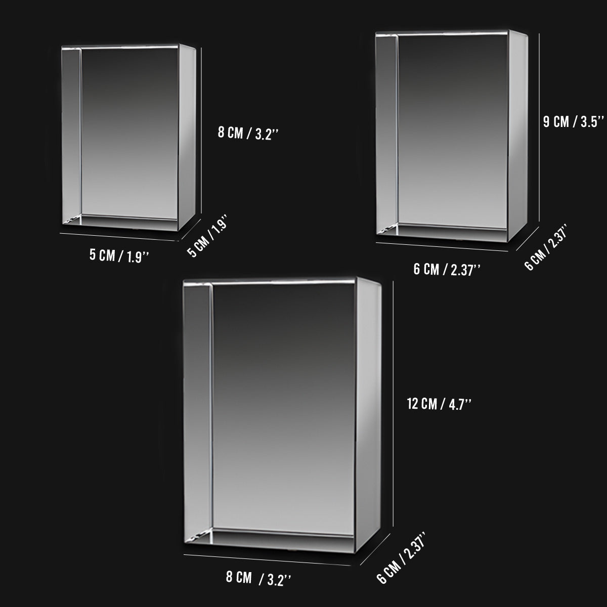 Custom Photo - Personalized Step Mom Laser Engraving 3D Cuboid Shaped Crystal Lamp