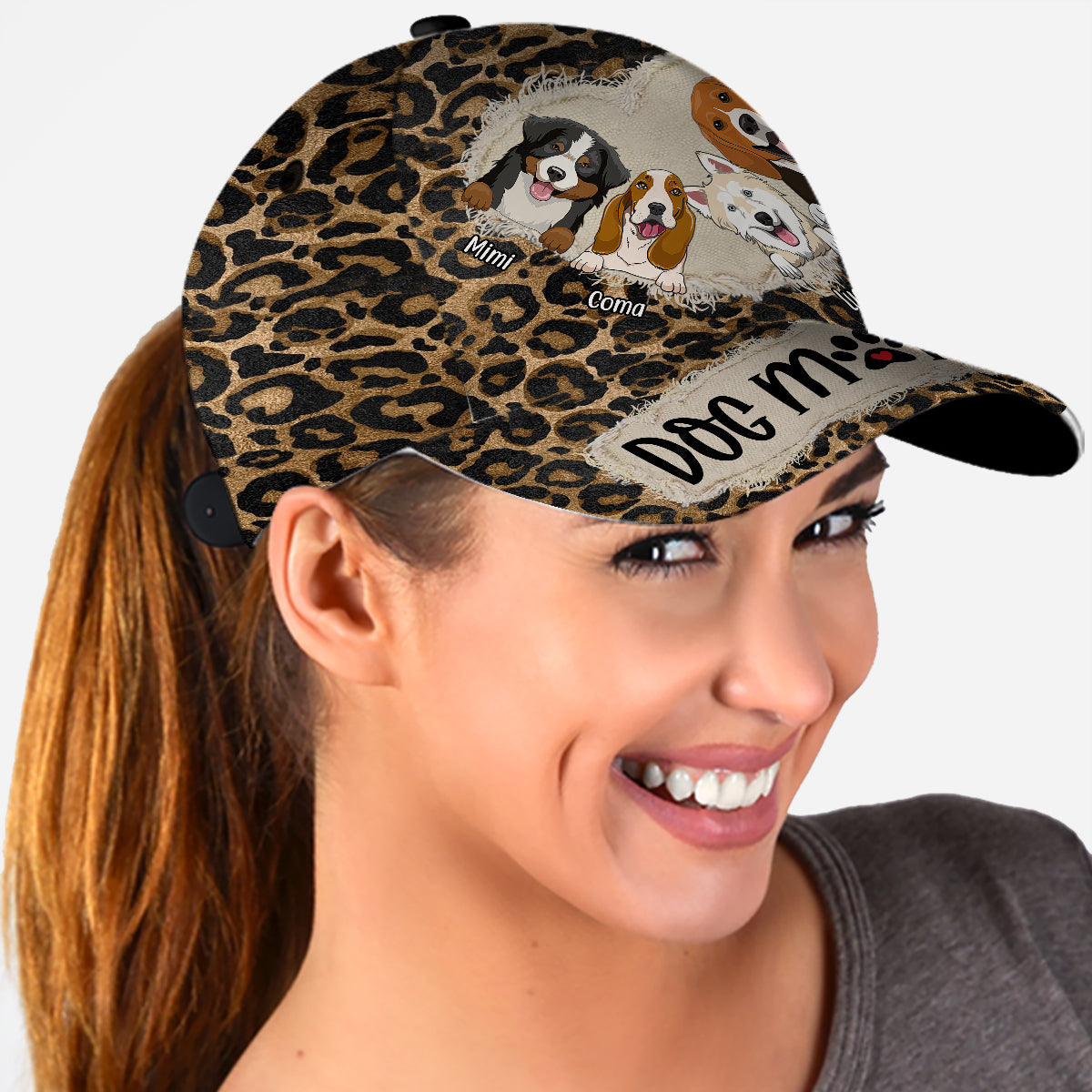 Maman de chien - Casquette classique personnalisée pour chien