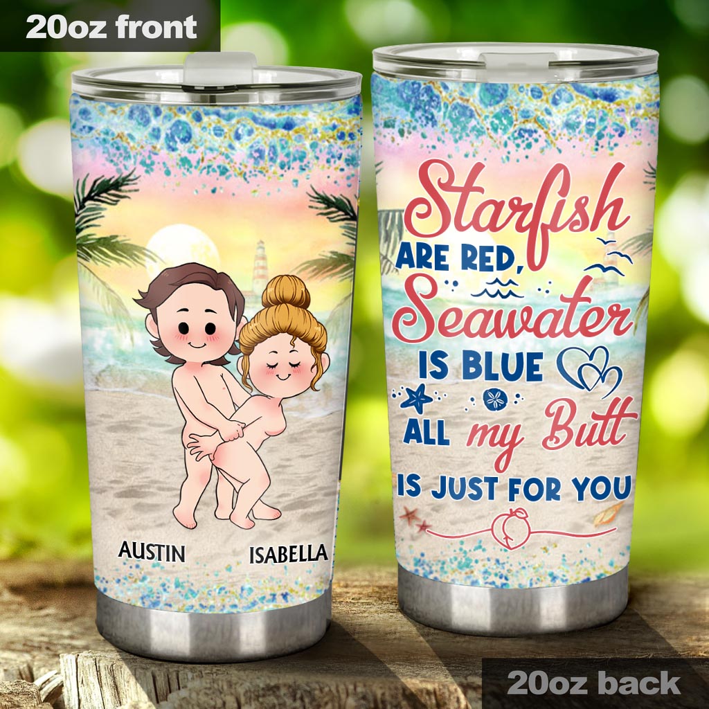 Just For You - Personalized Couple Tumbler