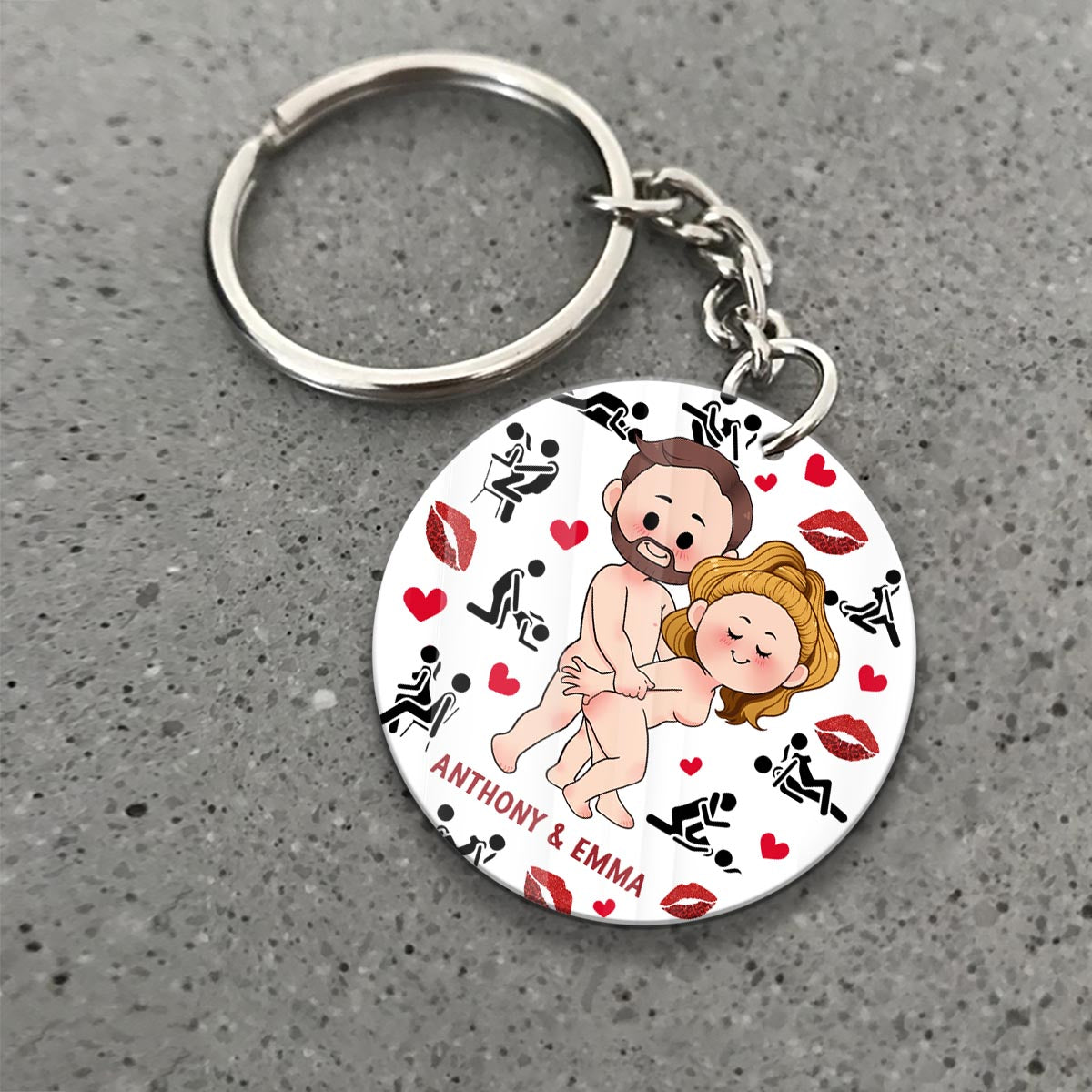 I Promise - Personalized Couple Keychain