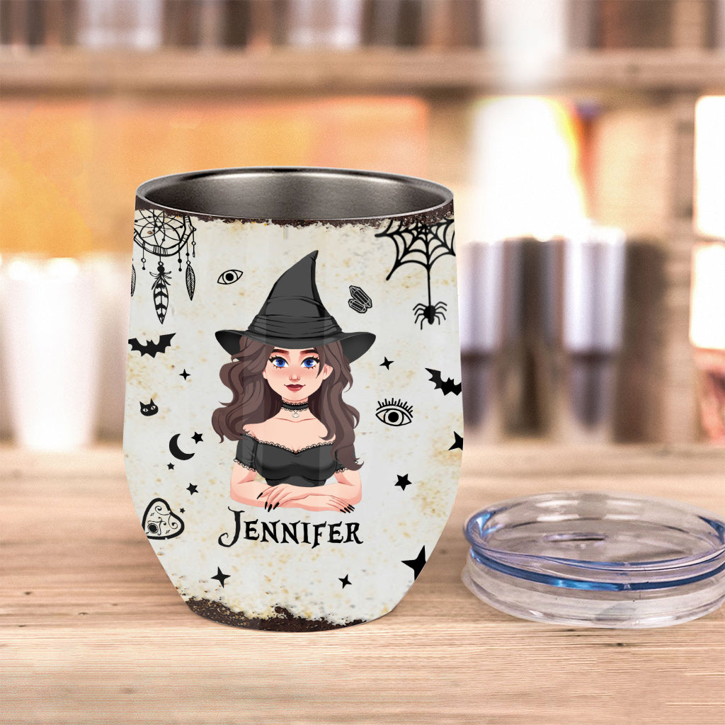 Home Blessing - Personalized Witch Wine Tumbler