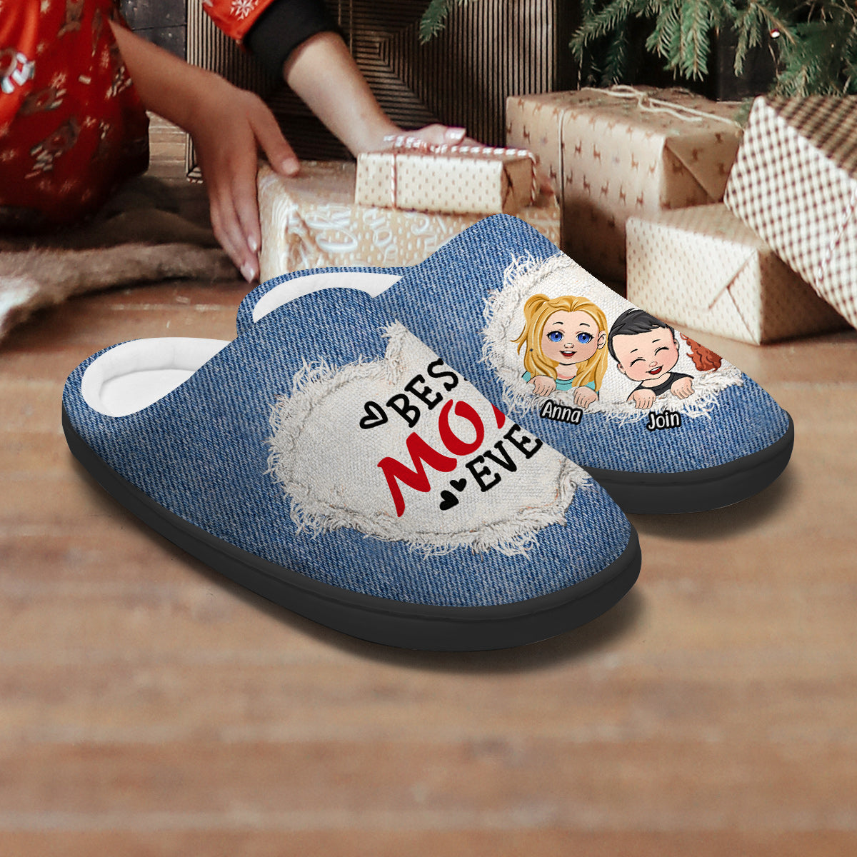 Best Mom Ever - Personalized Mother Slippers