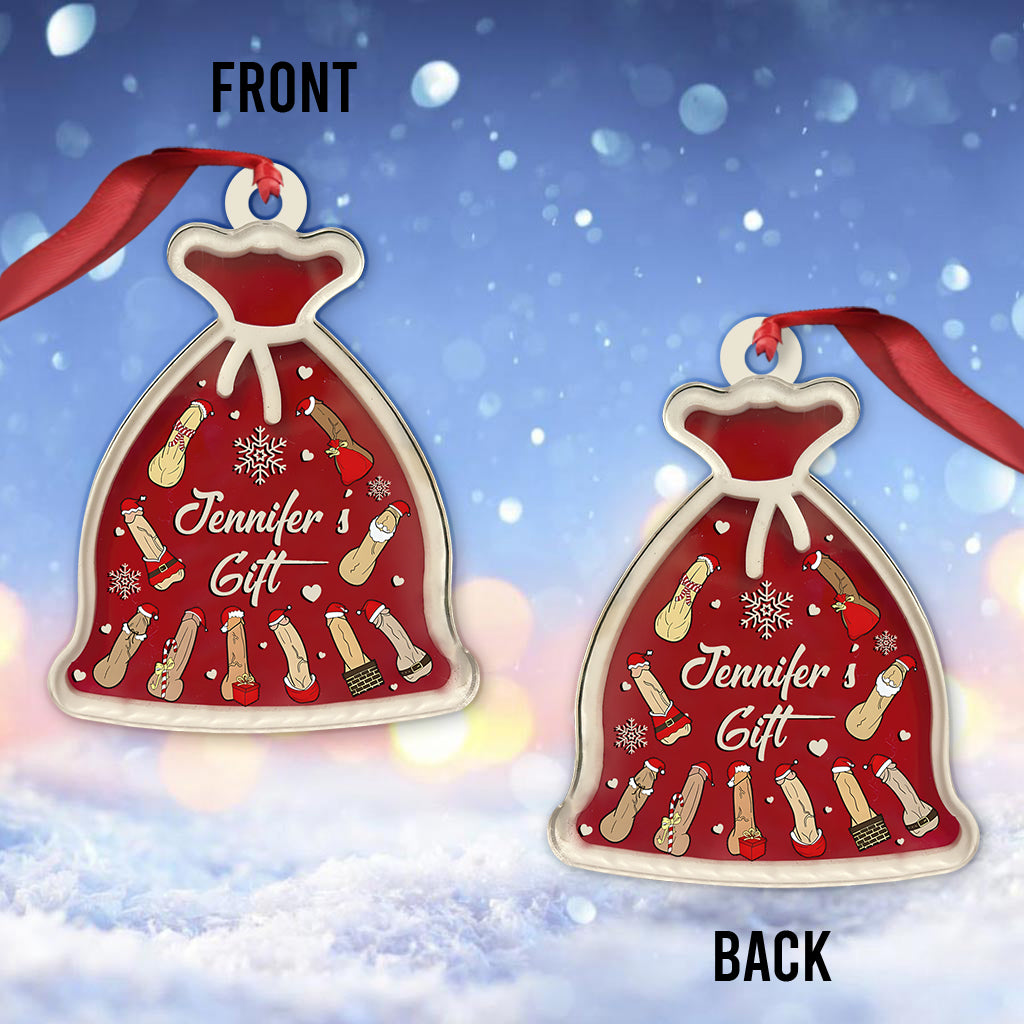 Santa Sack - Personalized Couple Ornament