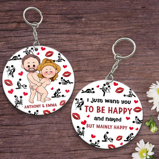I Promise - Personalized Couple Keychain