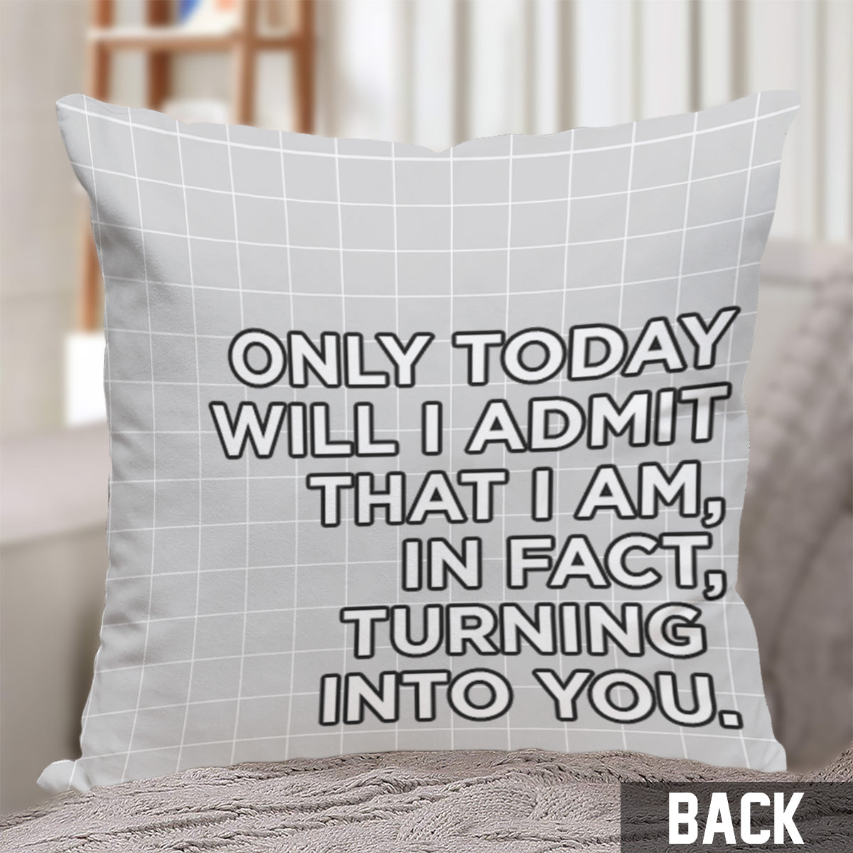 Turning Into My Mom Dad Like Mother Father Like Daughter Son - Personalized Mother Throw Pillow