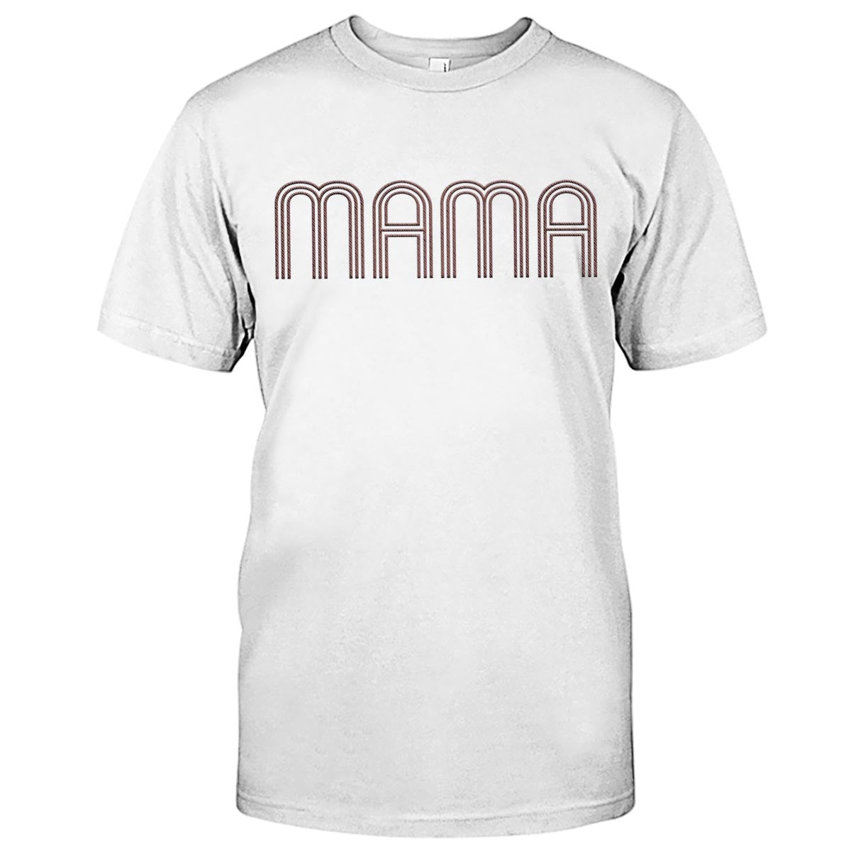 Custom Name - Personalized Mother Embroidered T-shirt