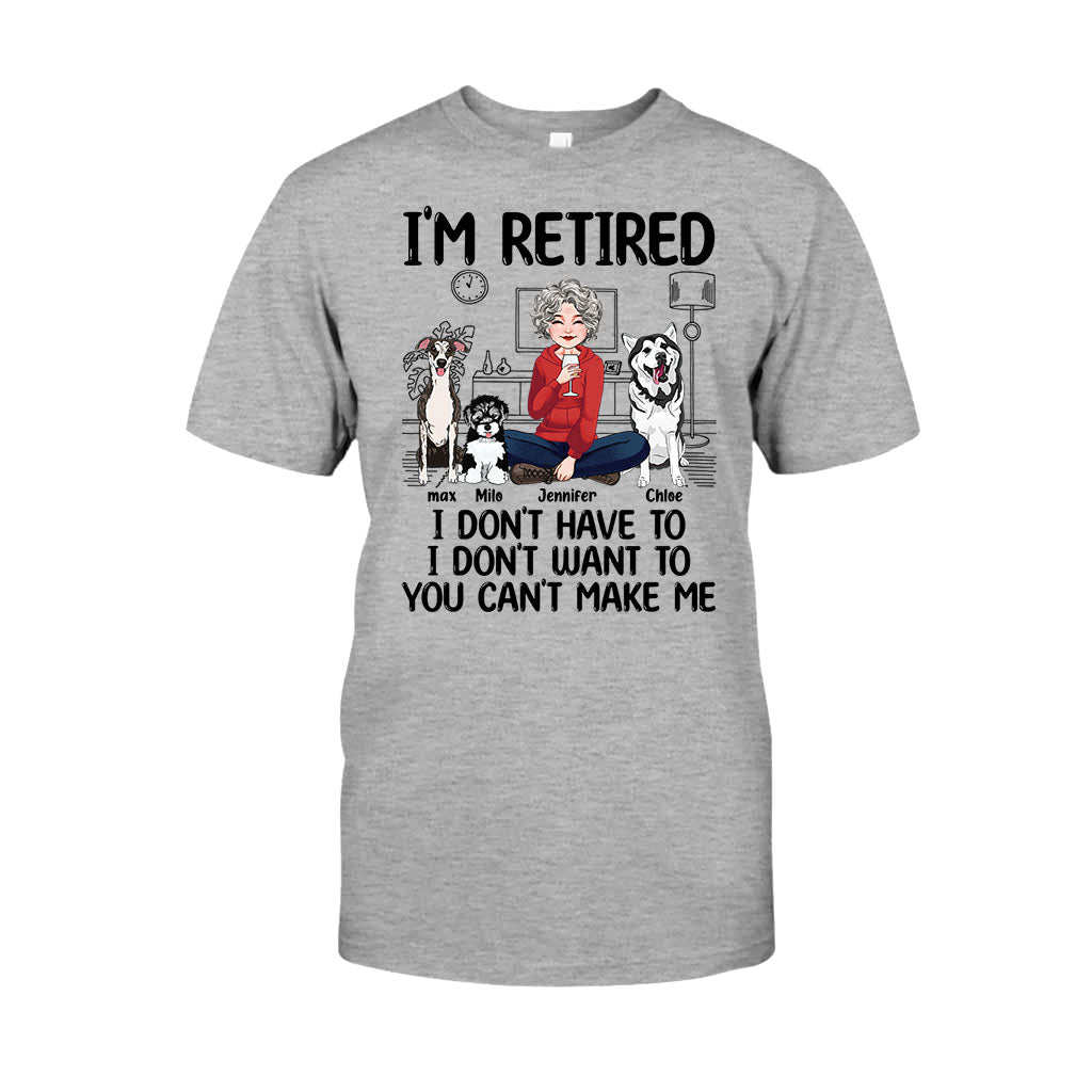 Ich bin im Ruhestand – Personalisiertes Rentner-T-Shirt & Hoodie