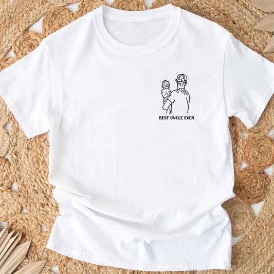 Bester Onkel aller Zeiten – Geschenk für Onkel – Personalisiertes T-Shirt und Hoodie