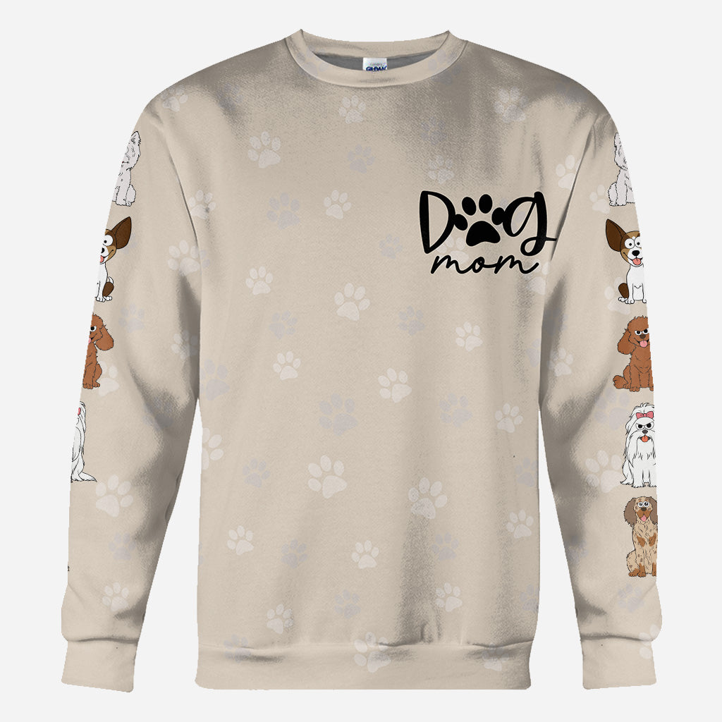 Hundemama/Katzenmama/Fellmama/Hundepapa/Katzenpapa... - Personalisiertes T-Shirt mit Hundemotiv