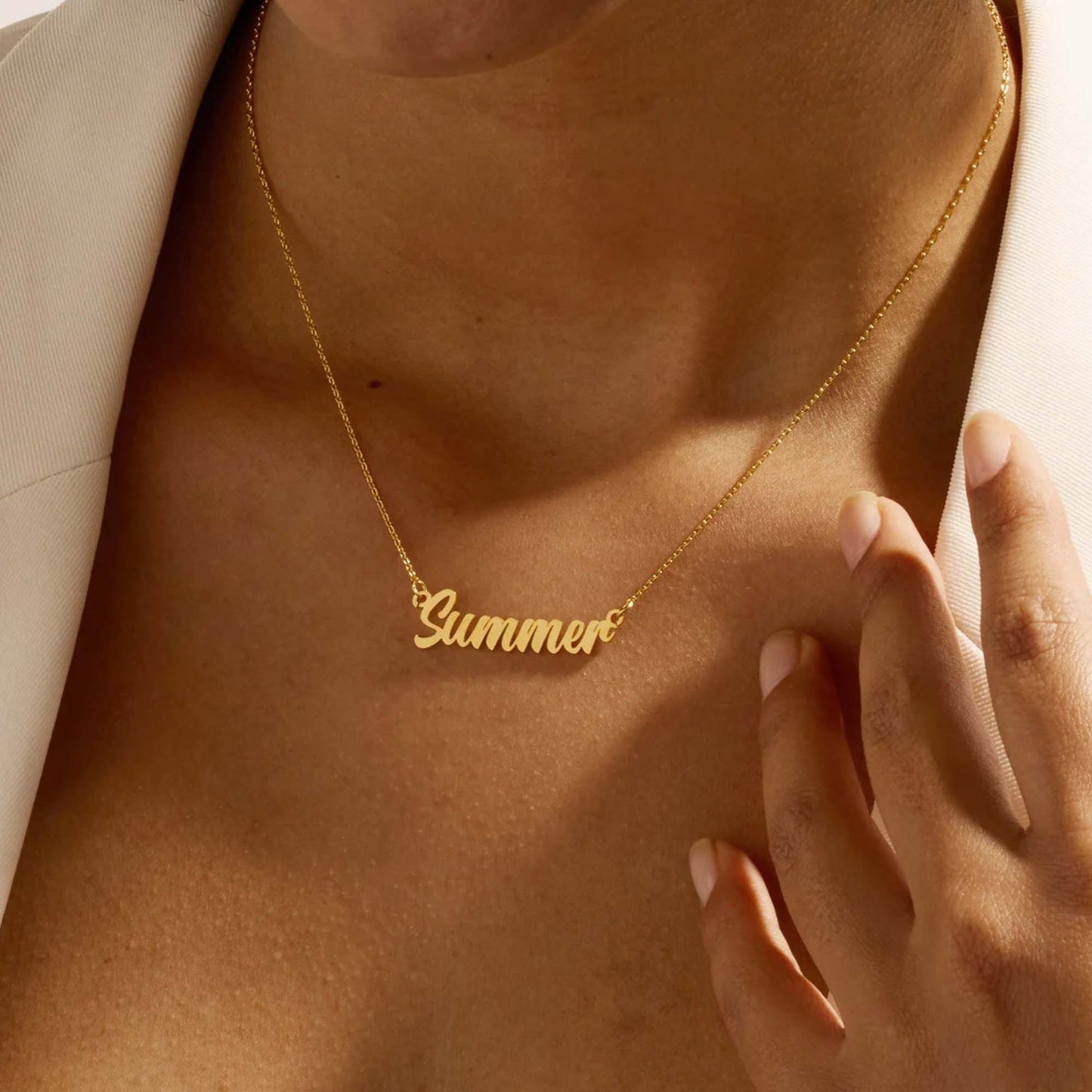 Custom Name - Personalized granddaughter Name Necklace