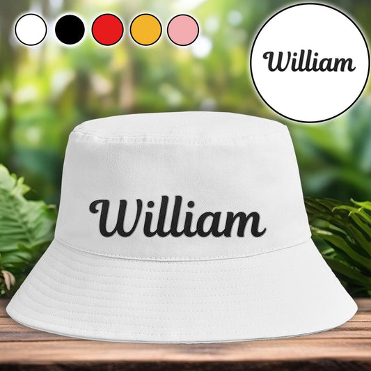 Custom Name - Personalized Father Embroidered Bucket Hat